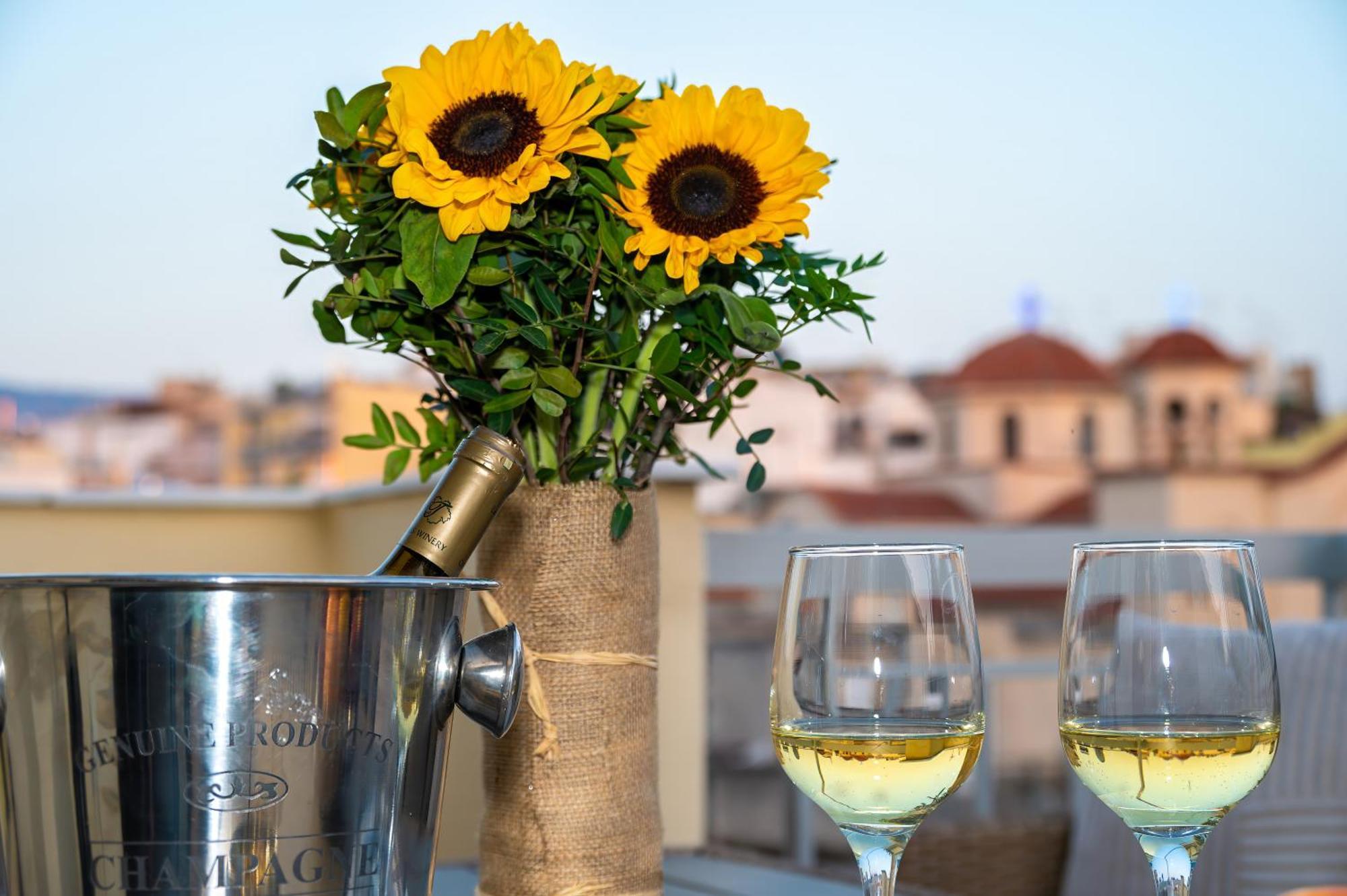 Acropolis Terrace View Apartment Athene Buitenkant foto