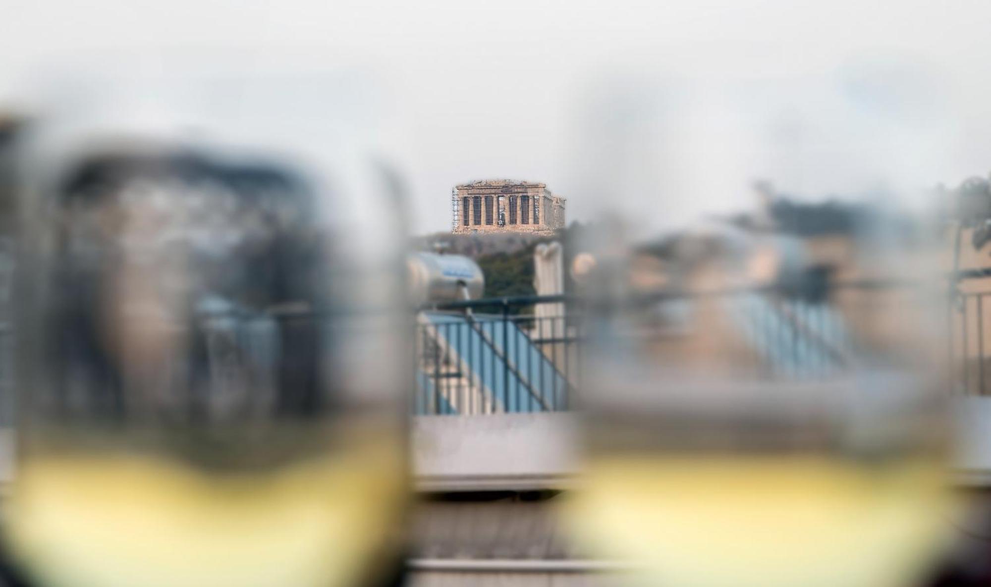 Acropolis Terrace View Apartment Athene Buitenkant foto